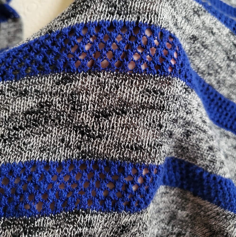 Asymmetrical Hem Ribbed Tunic S - Picture 3 of 5
